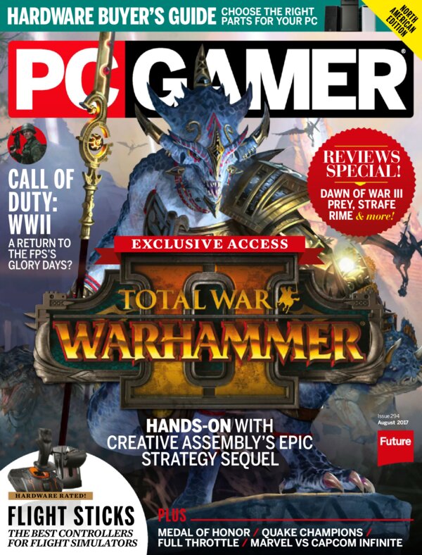 PC Gamer USA   Issue 294 August 2017 cover